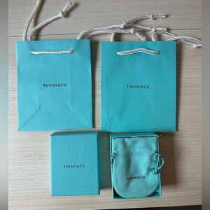 2 Small Tiffany’s Gift Bags and 1 Small Jewelry Box